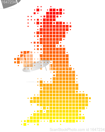 Image of Map of Great Britain