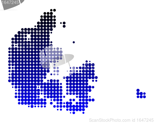 Image of Map of Denmark