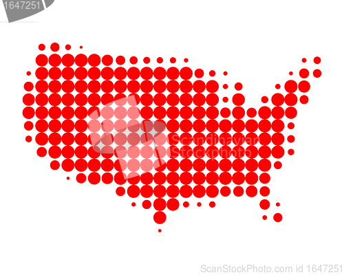 Image of Map of USA
