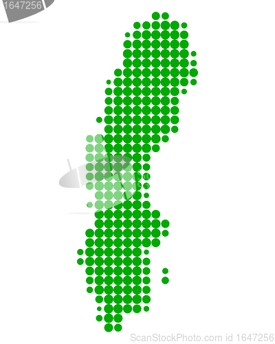 Image of Map of Sweden