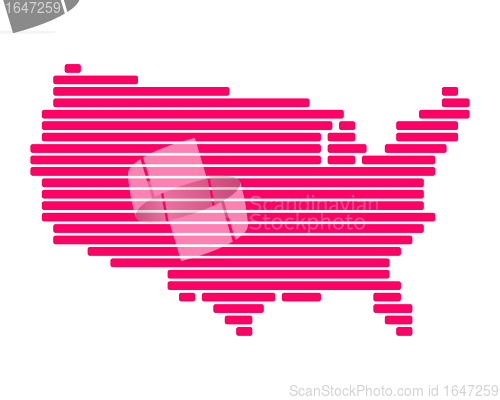Image of Map of USA