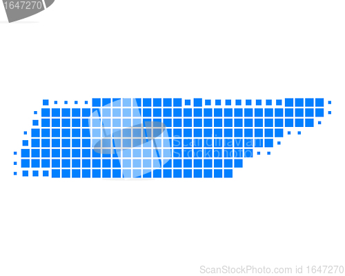 Image of Map of Tennessee