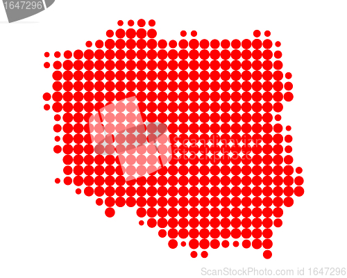 Image of Map of Poland