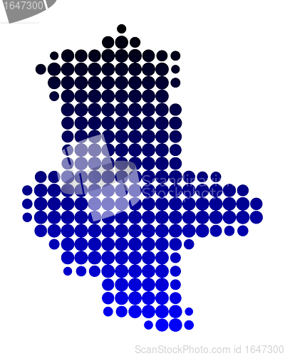 Image of Map of Saxony-Anhalt