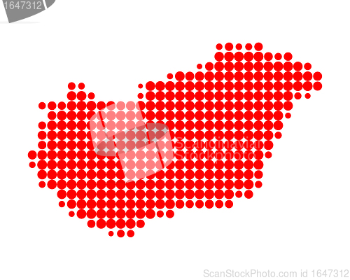 Image of Map of Hungary