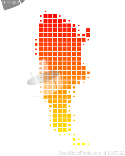 Image of Map of Argentina