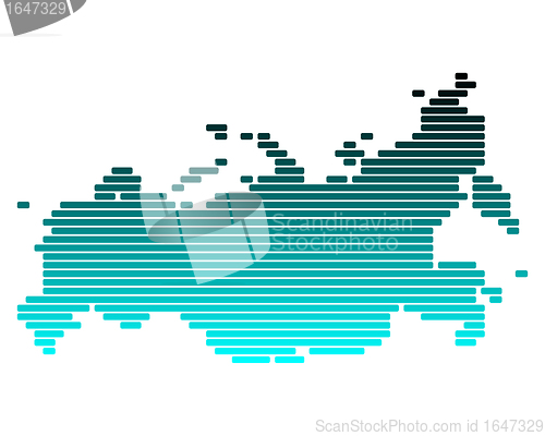 Image of Map of Russia