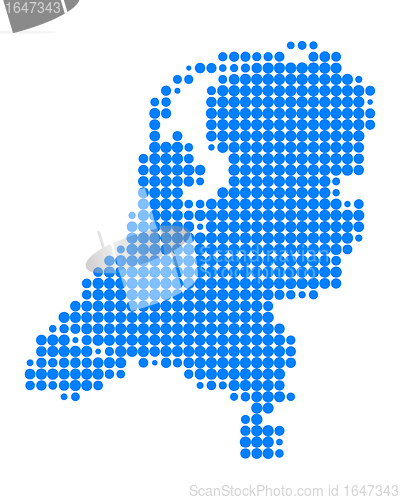 Image of Map of the Netherlands