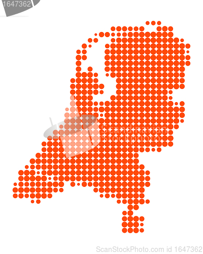 Image of Map of the Netherlands
