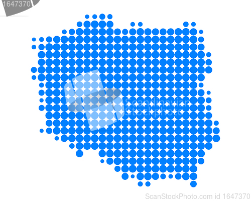 Image of Map of Poland