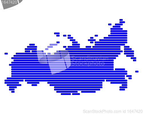 Image of Map of Russia