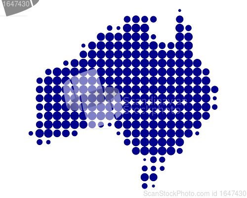 Image of Map of Australia