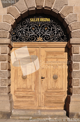 Image of Portal of church Maria Himmelfahrt in Deggendorf, Bavaria