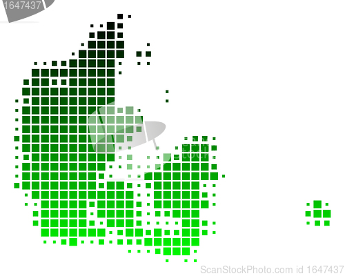 Image of Map of Denmark