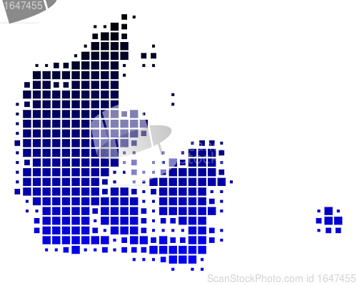 Image of Map of Denmark