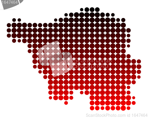 Image of Map of Saarland