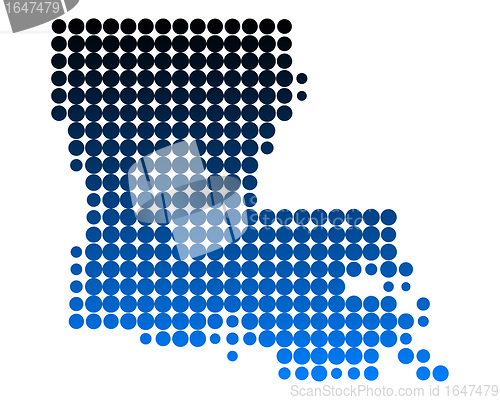 Image of Map of Louisiana