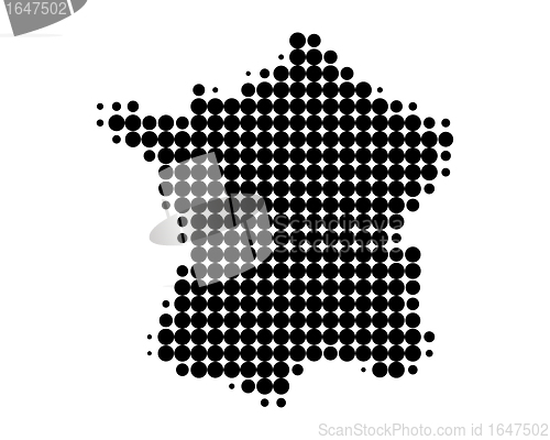 Image of Map of France