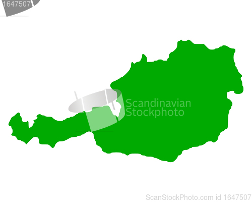 Image of Map of Austria