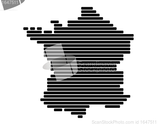 Image of Map of France