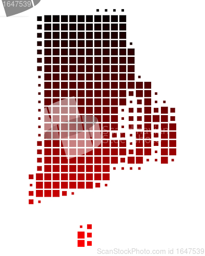 Image of Map of Rhode Island