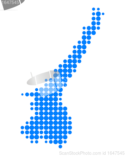 Image of Map of Lake Garda