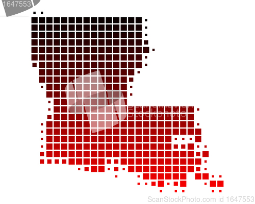 Image of Map of Louisiana