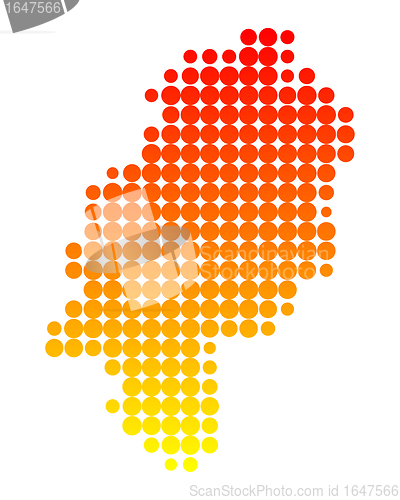 Image of Map of Hesse