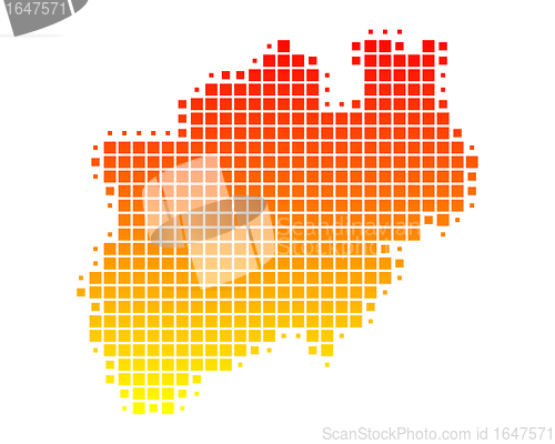 Image of Map of North Rhine-Westphalia