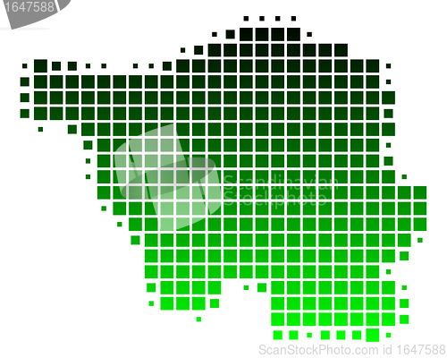 Image of Map of Saarland