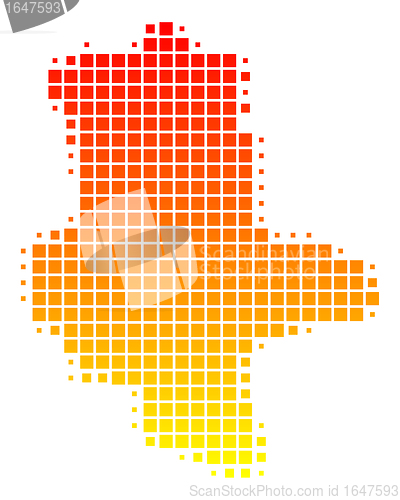 Image of Map of Saxony-Anhalt