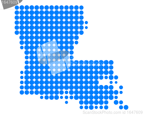 Image of Map of Louisiana
