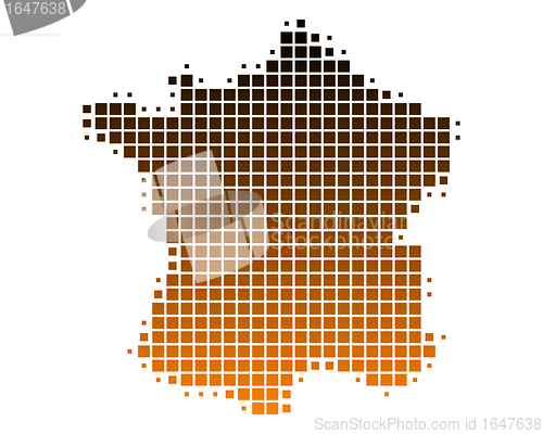 Image of Map of France