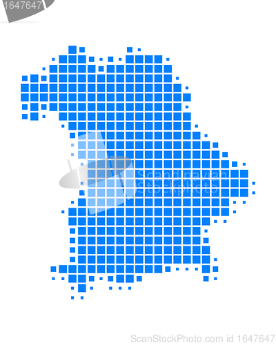 Image of Map of Bavaria