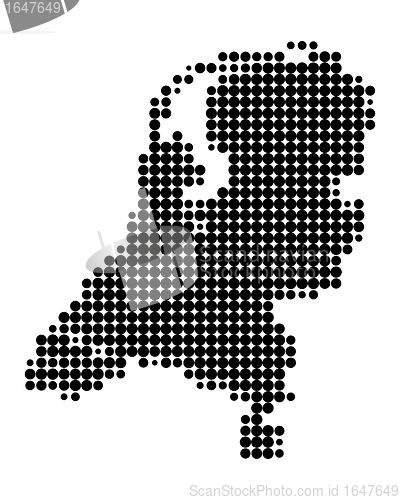 Image of Map of the Netherlands