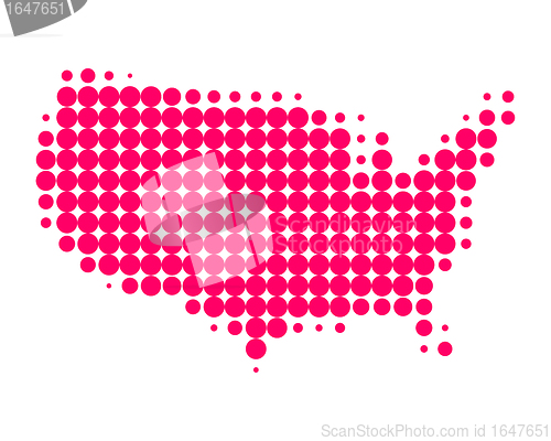 Image of Map of USA