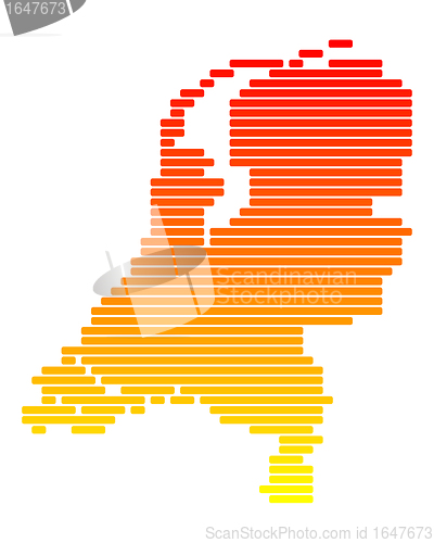 Image of Map of Netherlands