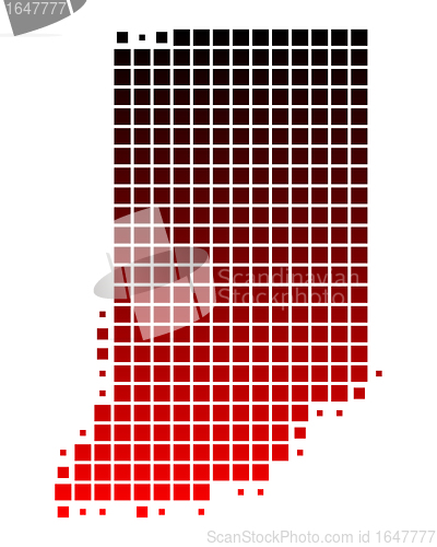 Image of Map of Indiana