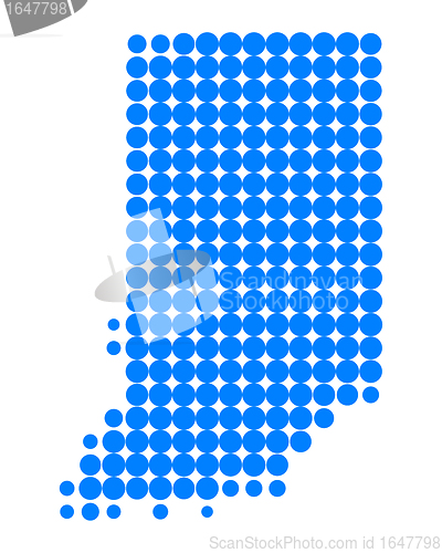 Image of Map of Indiana