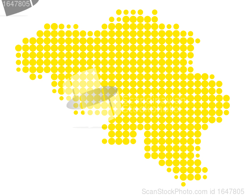 Image of Map of Belgium