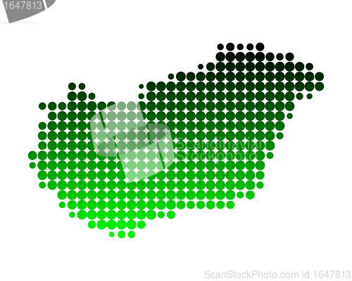Image of Map of Hungary