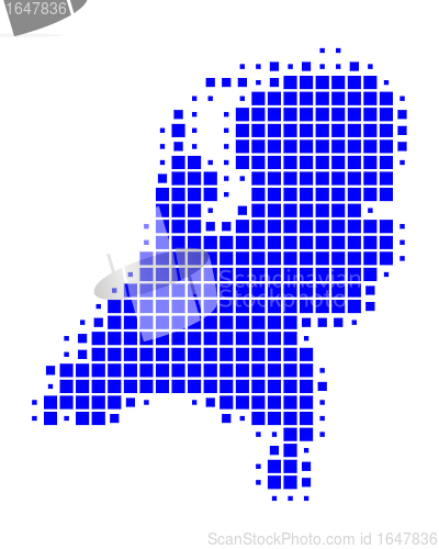 Image of Map of the Netherlands