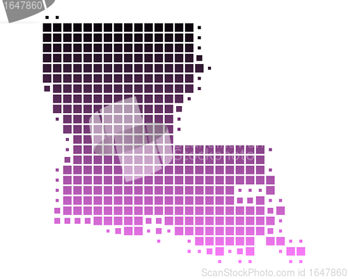 Image of Map of Louisiana