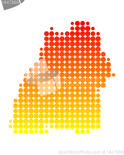 Image of Map of Baden-Wuerttemberg