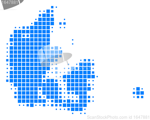 Image of Map of Denmark