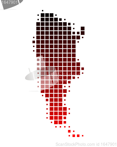Image of Map of Argentina