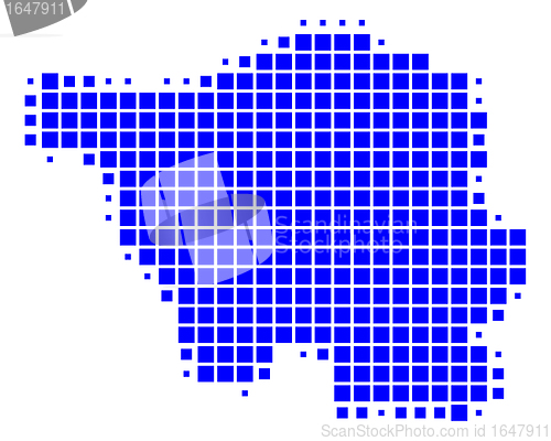 Image of Map of Saarland