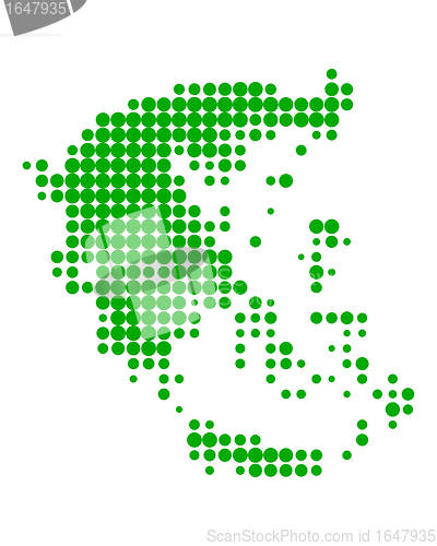 Image of Map of Greece