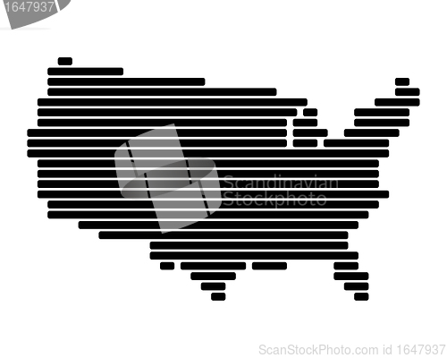Image of Map of USA