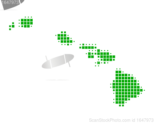 Image of Map of Hawaii